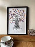 steampunk guest book tree