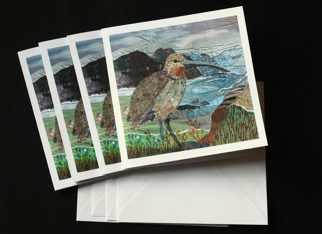 Curlew: 4 greetings cards