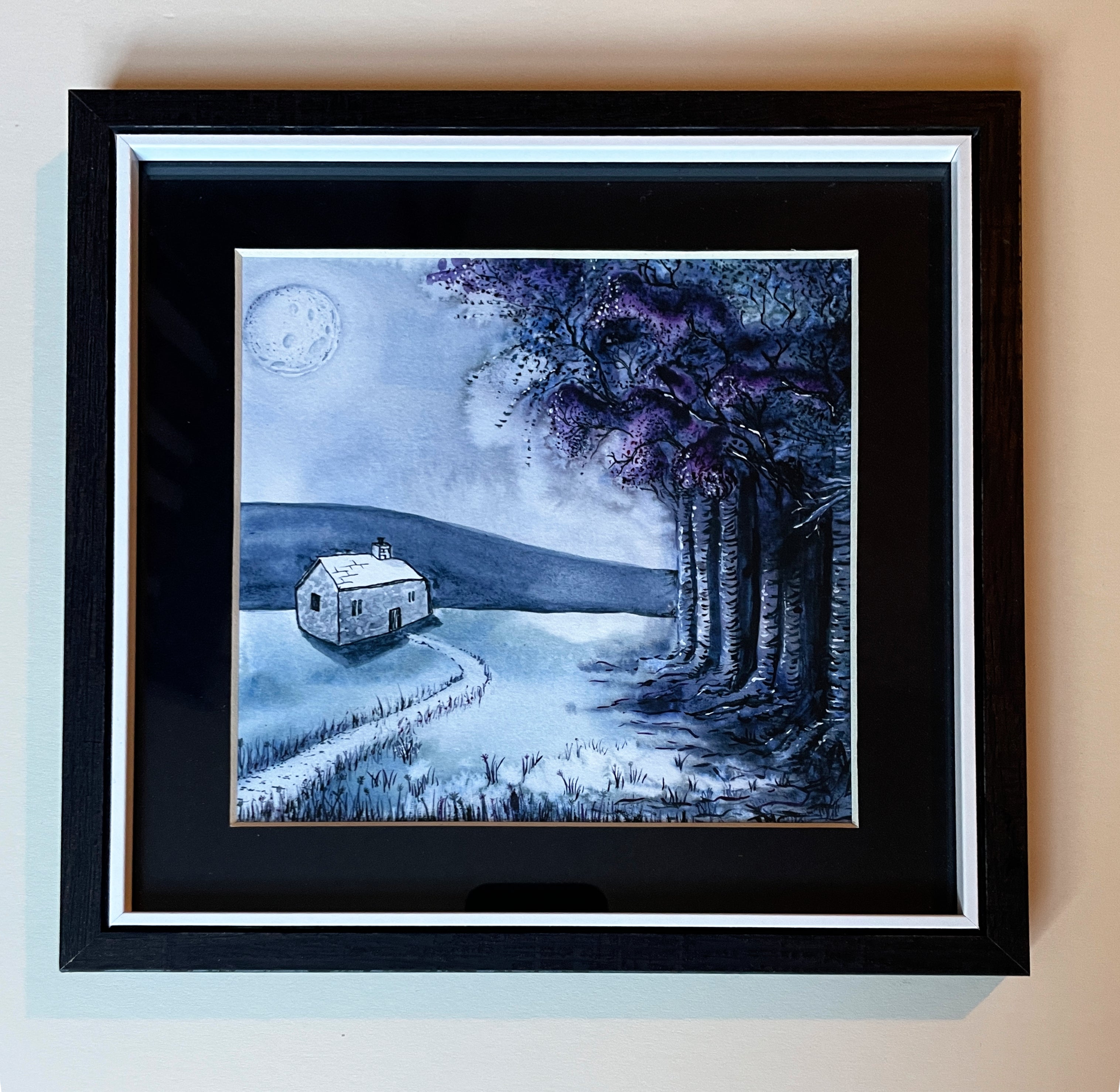 House by the woods- framed print