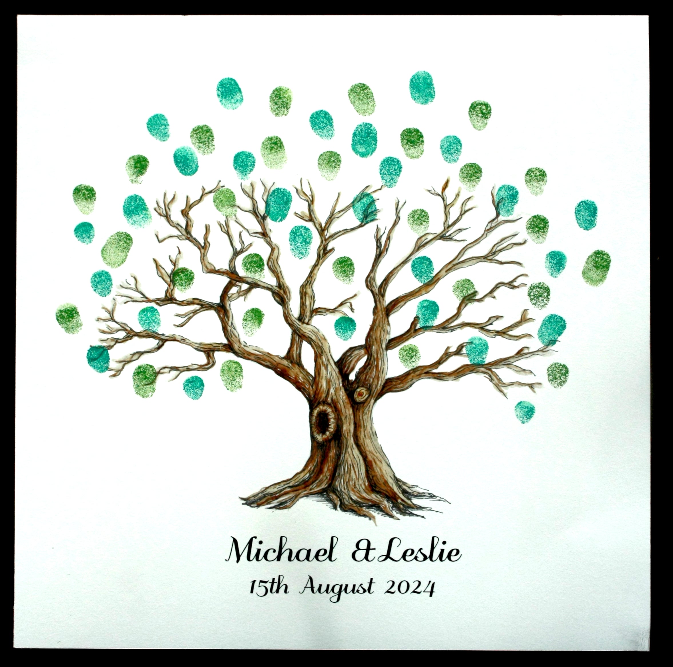 Original Oak guestbook tree