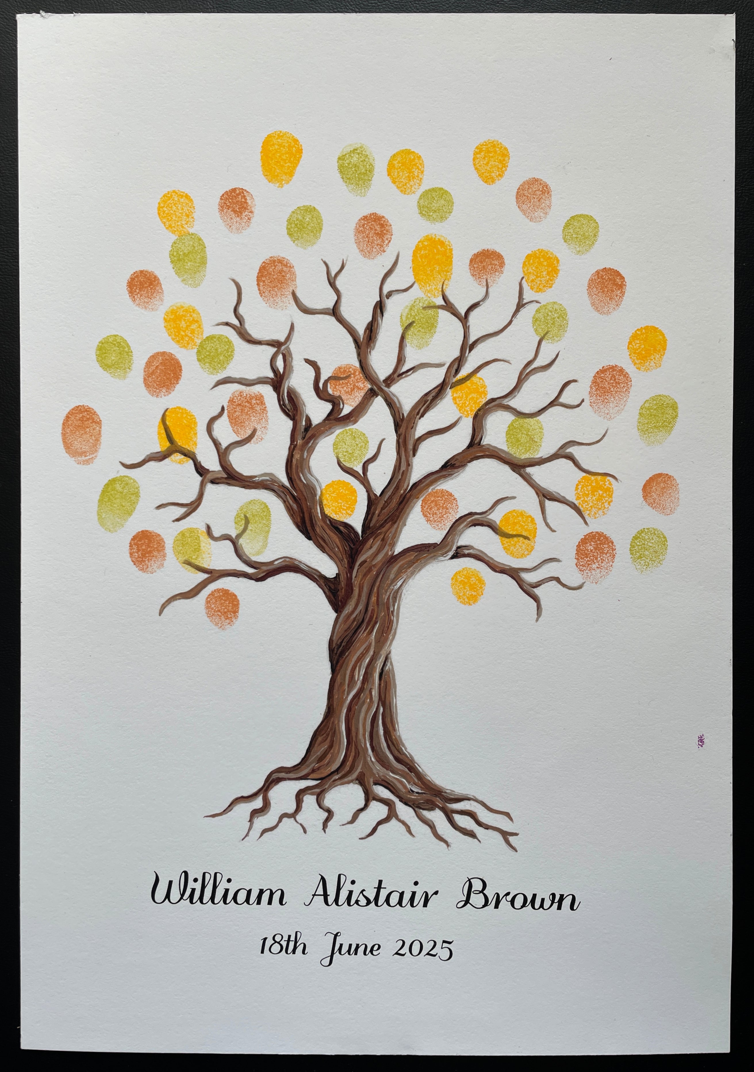 Twisted willow guest book tree